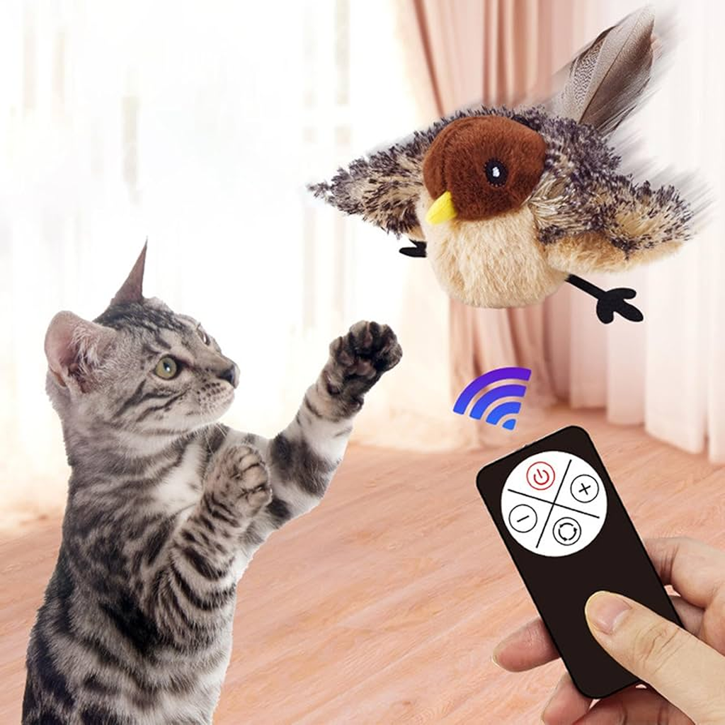 Miniatura 6 de Juguete Pájaro Gatos Peluche Electrico